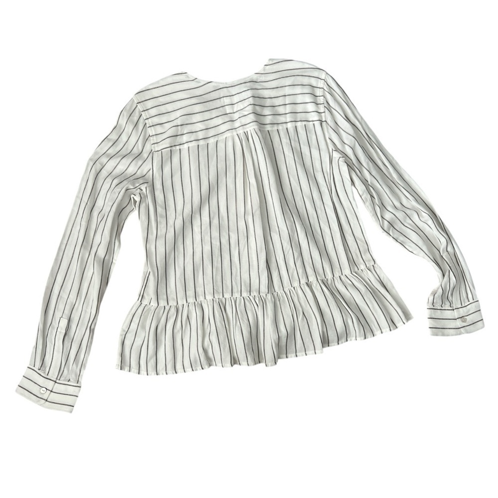 Rails Ruby Button Down Peplum Shirt In San Marino… - image 4